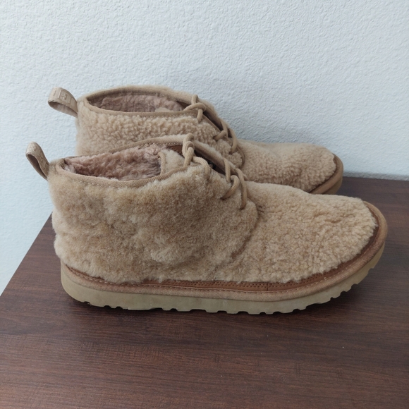 Ugg Men's Neumel Cozy Fur Slipper Classic Chukka Boots Size 14 - Picture 1 of 9